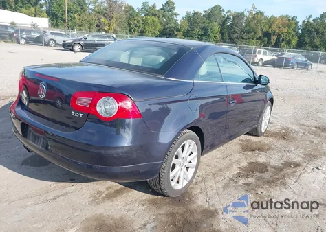 2007 Volkswagen Eos 2.0T from USA, damaged, VIN WVWFA71F77V035652